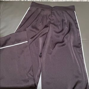 New black trousers with white stripe